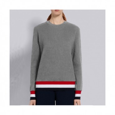 Thom Browne Womens Crew-neck Tshirts 
