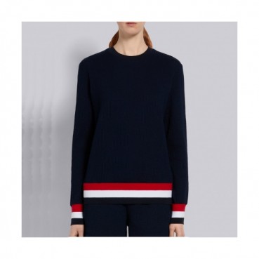 Thom Browne Womens Crew-neck Tshirts 