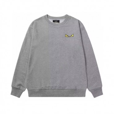[펜디]Fendi 2023 Mens Logo Crew-neck Cotton Tshirts 