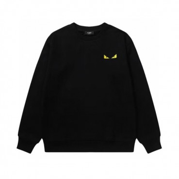 [펜디]Fendi 2023 Mens Logo Crew-neck Cotton Tshirts 