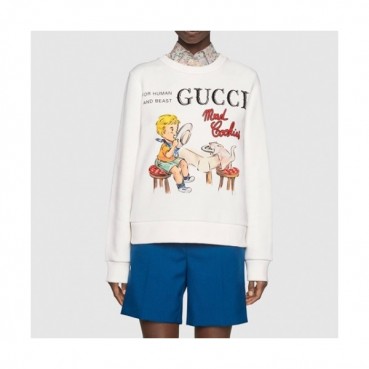 [구찌]Gucci 2020 Mm/Wm Logo Crew-neck Cotton Tshirts 
