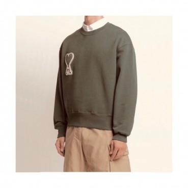Ami 2020 Mens Logo Casual Cotton Man-to
