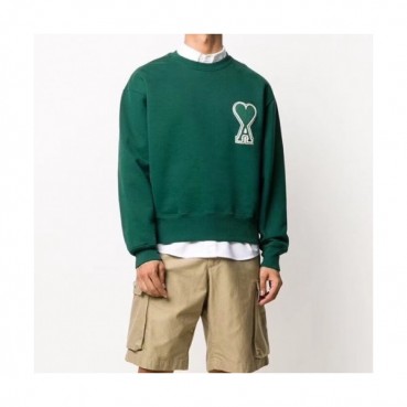 Ami 2020 Mens Logo Casual Cotton Man-to