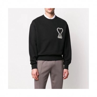 Ami 2020 Mens Logo Casual Cotton Man-to