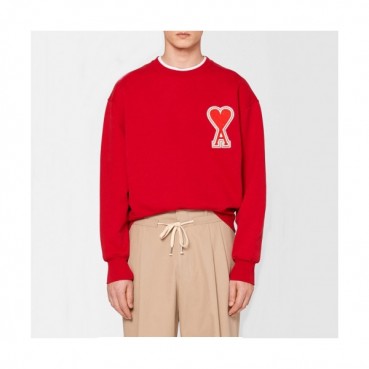 Ami 2020 Mens Logo Casual Cotton Man-to