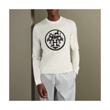 [에르메스]Hermes 2020 Mens Crew-neck Casual Cotton Tshirts