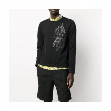 [펜디]Fendi 2020 Mens Logo Crew-neck Cotton Tshirts 