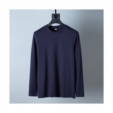 [페라가모]Ferragamo 2020 Mens Basic Logo Cotton Tshirts - 페라가모 2020 남성 베이직 로고 코튼 긴팔티 Fer0315x.Size(m 