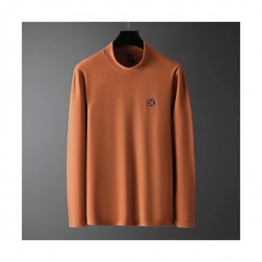 [에르메스]Hermes 2020 Mens Turtle-neck Casual Cotton Tshirts
