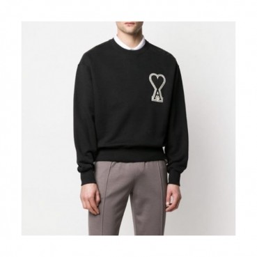 Ami 2020 Mens Logo Casual Cotton Man-to