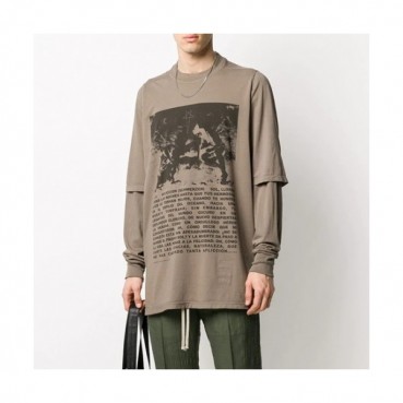 [릭오웬스]Rick Owens 2020 Mens Logo Cotton man-to