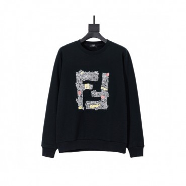 [펜디]Fendi 2020 Mens Logo Crew-neck Cotton Tshirts 