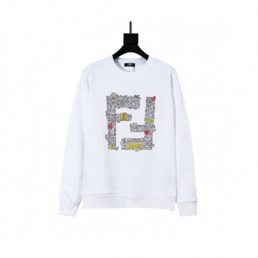 [펜디]Fendi 2020 Mens Logo Crew-neck Cotton Tshirts 