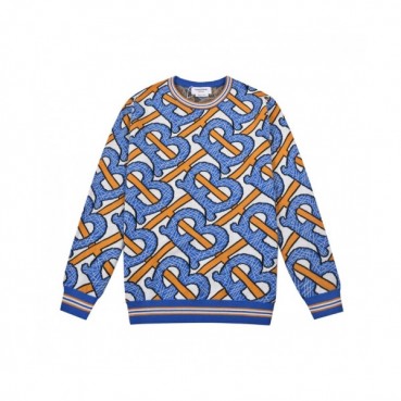 [버버리]Burberry 2020 Mm/Wm Logo Casual  Tshirts - 버버리 2020 남/녀 로고 캐쥬얼 코튼 맨투맨 Bur03019x.Size(s 