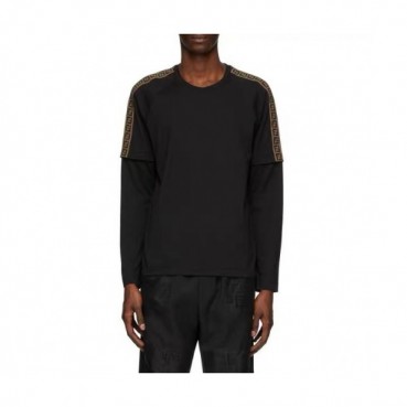 [펜디]Fendi 2020 Mens Logo Crew-neck Cotton Tshirts 