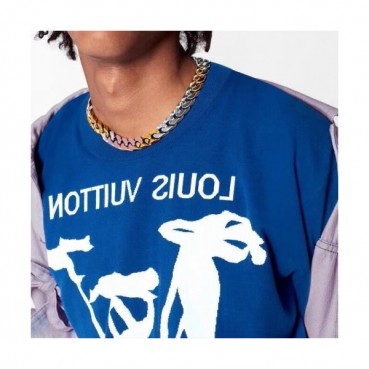 [루이비통]Louis vuitton 2020 Mens Casual Cotton Tshirts - 루이비통 2020 남성 캐쥬얼 코튼 긴팔티 Lou02225x.Size(xs 
