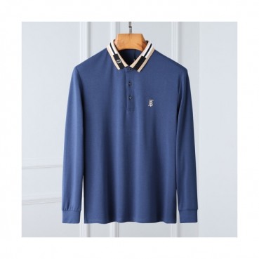 [버버리]Burberry 2020 Mens Logo Casual Cotton Polo Tshirts - 버버리 2020 남성 로고 캐쥬얼 코튼 폴로 맨투맨 Bur02957x.Size(m 