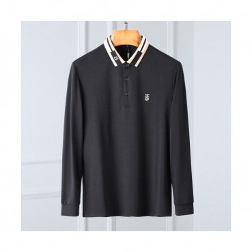 [버버리]Burberry 2020 Mens Logo Casual Cotton Polo Tshirts - 버버리 2020 남성 로고 캐쥬얼 코튼 폴로 맨투맨 Bur02956x.Size(m 