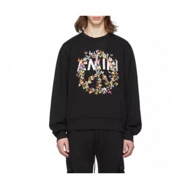 Amiri 2020 Mens Logo Casual Cotton Tshirts - 아미리 2020 남성 로고 캐쥬얼 코튼 맨투맨 Ami0112x.Size(m 