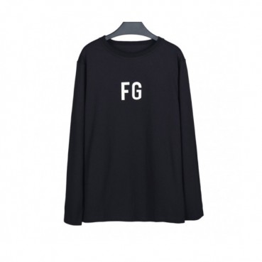 [피어오브갓]Fear of god 2020 Mens Oversize Minimal Cotton Tshirts - 피어오브갓 2020 남성 오버사이즈 미니멀 코튼 긴팔티 Fea0200x.Size(s 
