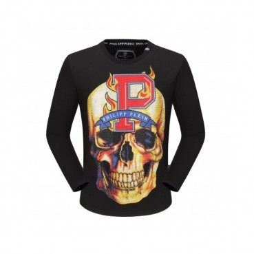 Philipp Plein Mens Skull Logo Cotton Man-to