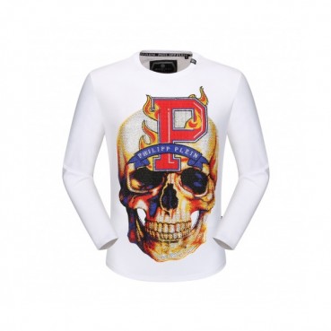Philipp Plein Mens Skull Logo Cotton Man-to