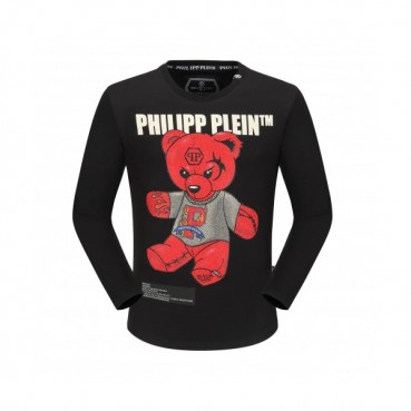 Philipp Plein Mens Skull Logo Tshirt - 필립플레인 남성 스컬 맨투맨 Phi0125x
