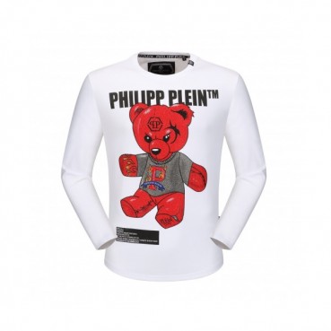Philipp Plein Mens Skull Logo Tshirt - 필립플레인 남성 스컬 맨투맨 Phi0124x