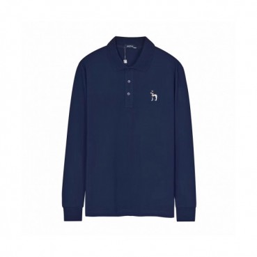 Hazzys Mens Business Polo Tshirts - 헤지스 2020 남성 코튼 폴로 긴팔티 Haz17x