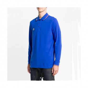 [몽클레어]Moncler 2020 Mens Logo Casual Cotton Polo Tshirts - 몽클레어 2020 남성 로고 캐쥬얼 코튼 폴로 긴팔티 Moc01810x.Size(s 