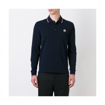 [몽클레어]Moncler 2020 Mens Logo Casual Cotton Polo Tshirts - 몽클레어 2020 남성 로고 캐쥬얼 코튼 폴로 긴팔티 Moc01809x.Size(s 