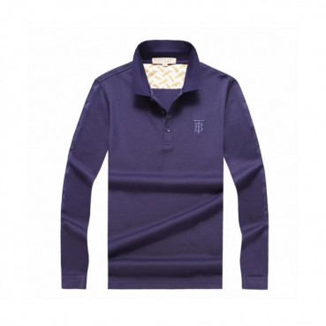 [버버리]Burberry 2020 Mens Logo Casual Cotton Polo Tshirts - 버버리 2020 남성 로고 캐쥬얼 코튼 폴로 맨투맨 Bur02232x.Size(m 
