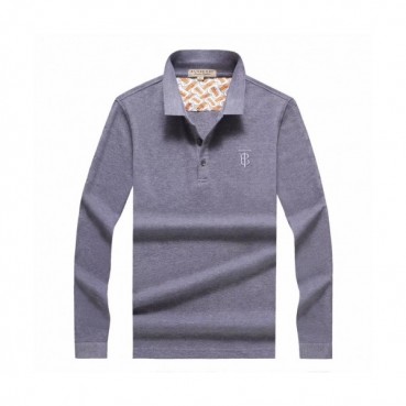 [버버리]Burberry 2020 Mens Logo Casual Cotton Polo Tshirts - 버버리 2020 남성 로고 캐쥬얼 코튼 폴로 맨투맨 Bur02231x.Size(m 