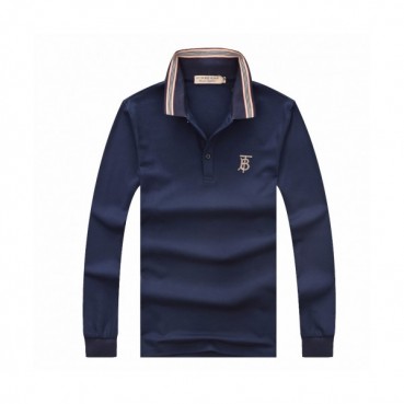 [버버리]Burberry 2020 Mens Logo Casual Cotton Polo Tshirts - 버버리 2020 남성 로고 캐쥬얼 코튼 폴로 맨투맨 Bur02194x.Size(m 