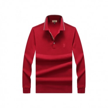 [버버리]Burberry 2020 Mens Logo Casual Cotton Polo Tshirts - 버버리 2020 남성 로고 캐쥬얼 코튼 폴로 맨투맨 Bur02185x.Size(m 