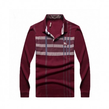 [버버리]Burberry 2020 Mens Logo Casual Cotton Polo Tshirts - 버버리 2020 남성 로고 캐쥬얼 코튼 폴로 맨투맨 Bur02180x.Size(m 