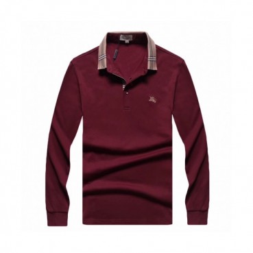 [버버리]Burberry 2020 Mens Logo Casual Cotton Polo Tshirts - 버버리 2020 남성 로고 캐쥬얼 코튼 폴로 맨투맨 Bur02177x.Size(m 