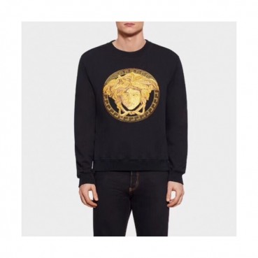 Versace 2020 Mens Medusa Crew-neck Cotton Tshirts 