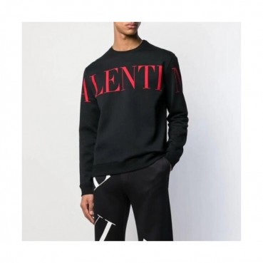 Valentino 2020 Mm/Wm VLTN Logo Cotton Tshirts - 발렌티노 2020 남자 VLTN 로고 코튼 맨투맨 Val0319x.Size(m 