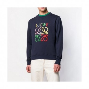 [로에베]Loewe 2020 Mens Logo Crew-neck Cotton Tshirts 