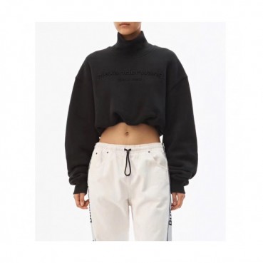 [매장판]Alexsander Wang 2020 Womens Logo Turtle-neck Cotton Tshirts 
