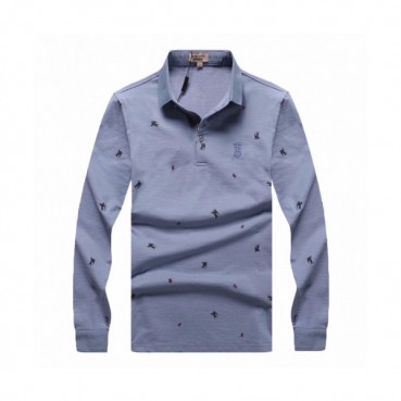 [버버리]Burberry 2020 Mens Logo Casual Cotton Polo Tshirts - 버버리 2020 남성 로고 캐쥬얼 코튼 폴로 맨투맨 Bur01903x.Size(m 