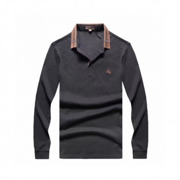 [버버리]Burberry 2020 Mens Logo Casual Cotton Polo Tshirts - 버버리 2020 남성 로고 캐쥬얼 코튼 폴로 맨투맨 Bur01899x.Size(m 