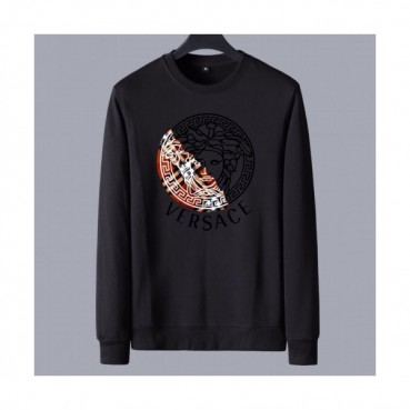 Versace 2020 Mens Medusa Crew-neck Silket Tshirts 