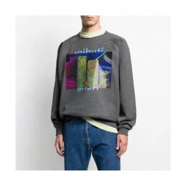 Acne 2019 Mm/Wm Logo Oversize Cotton Man-to