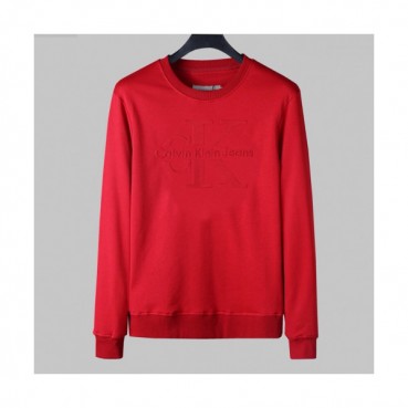 Calvin klein 2019 Mens Cotton Crest Tshirt - 캘빈클라인 2019 남성 크레스트 맨투맨 Cal0018x.Size(m 