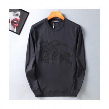 [버버리]Burberry 2019 Mens Logo Casual Silket Tshirts - 버버리 2019 남성 로고 캐쥬얼 실켓 맨투맨 Bur01782x.Size(m 