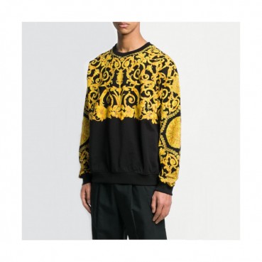 Versace 2019 Mens Medusa Logo Crew-neck Tshirts 