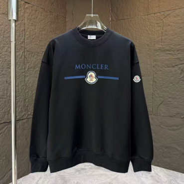 몽클레어 남성 블랙 크루넥 맨투맨- Moncler Mens Black Tshirts 