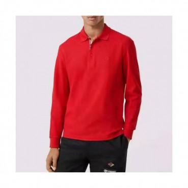 Burberry 2019 Mens Business Cotton Polo Tshirt - 버버리 2019 남성 비지니스 코튼 폴로 긴팔티 Bur01693x.Size(m 